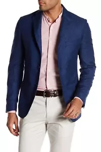 Paul Taylor 2-Button Blazer 141878 BASE BLU sz 48 - Picture 1 of 4