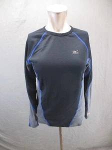 MIZUNO Size M Mens Crew Neck Long Sleeve Athletic Compression Thermal Top 993 - Picture 1 of 12
