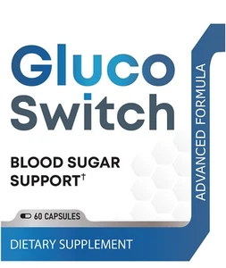 GlucoSwitch Blood Health Support Natural and Effective Gluco Switch - Picture 1 of 1