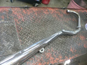 07-08 Hensim Baja Phoenix 250 PX250 Right Side Muffler & Header Pipe - Picture 1 of 4