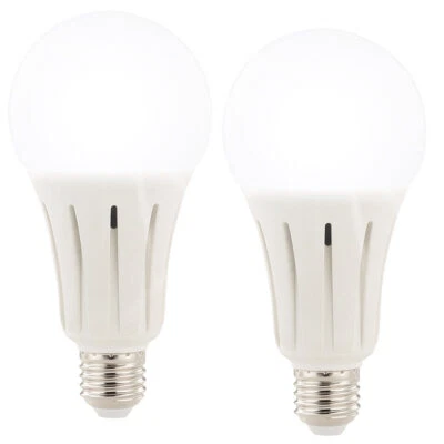 Luminea Birne: 2er-Set High-Power-LED-Lampen E27, 23 Watt, 2.400 Lumen, 6.500 K - Bild 1 von 4