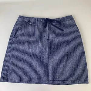 Falda corta a rayas de nogal americano para mujer 10 faldas pantalones cortos vintage años 90 preppy golf - Imagen 1 de 13