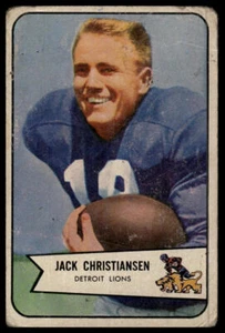 1954 Bowman #100 Jack Christiansen - Bild 1 von 2
