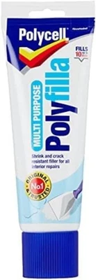 Polycell Multi-Purpose Polyfilla Ready Mixed 330g White Filler Paste - Image 1 of 4