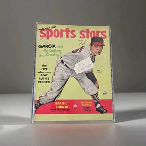 August 1952 Sports Stars Magazin Mike Garcia Topps Bowman MLB Baseball Vintage - Bild 1 von 13