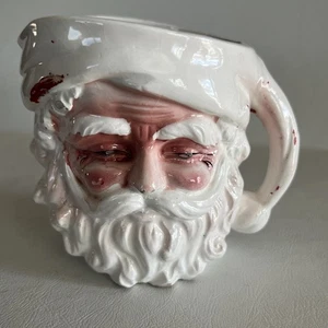 "Taza de cerámica vintage cara de Santa ~ Navidad Japón ~ 4"" de alto" - Imagen 1 de 9