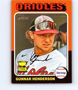 2024 Topps Heritage Gunnar Henderson SP RC Cup - Bild 1 von 2