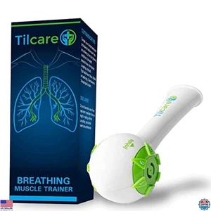 Entrenador de respiración y ejercitador pulmonar - Dispositivo eficaz de fortalecimiento pulmonar - Imagen 1 de 6
