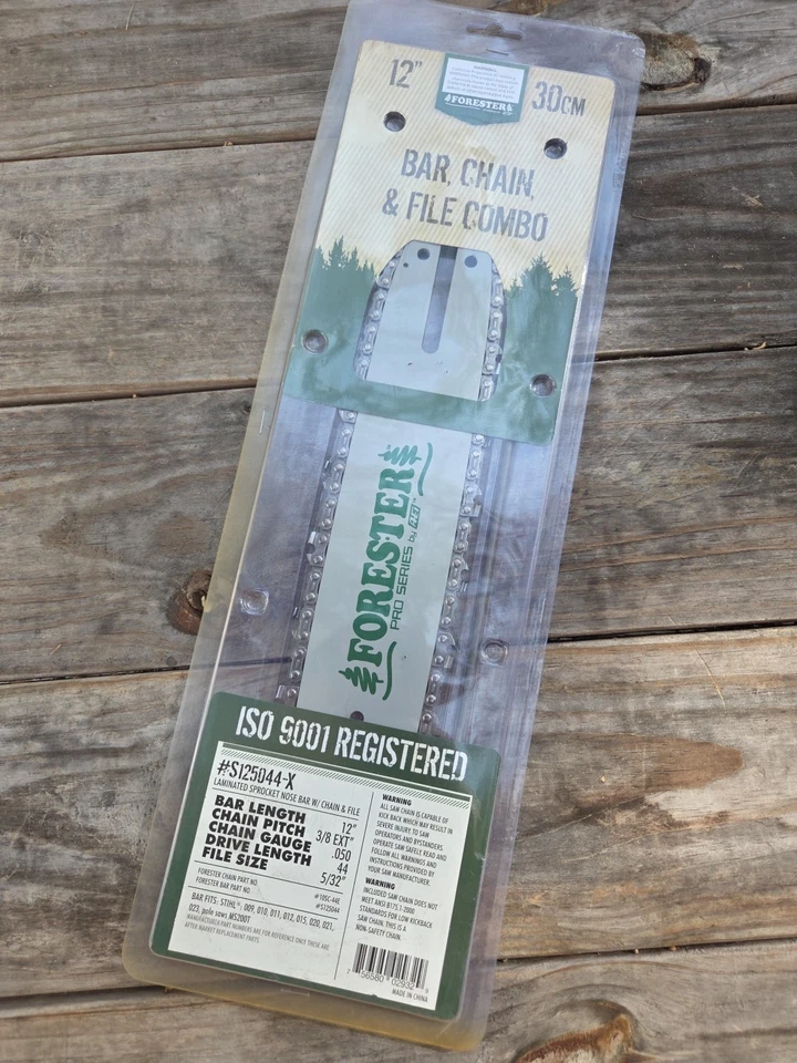 Barra guía y cadena para motosierra 8TEN 12" .050 3/8LP 44DL para Stihl Ms200 63PM344E Foto 1 de 4