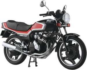 Aoshima 1/12 Honda CBX400F Motorcycle Black Candy Ala Moana Red PSL - Picture 1 of 4