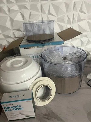 Santevia Alkaline Gravity Water Filter Dispenser Home Countertop - Image 1 of 4