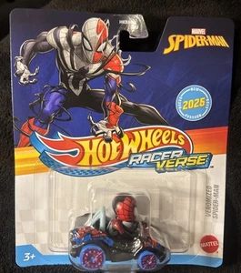 Hot Wheels Racer Verse Venomized Spider-Man Marvel JHH58 Toy Racerverse Car - Imagen 1 de 3