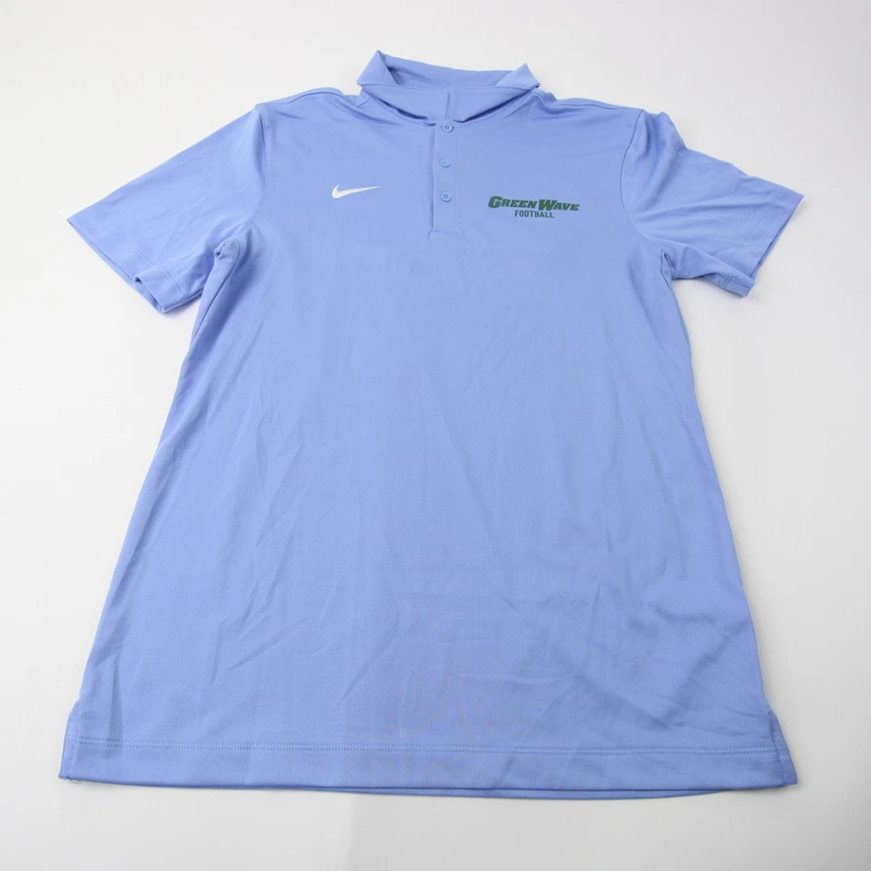 Tulane Green Wave Nike Dri-Fit Polo Men's Light Blue Used - Image 1 of 1
