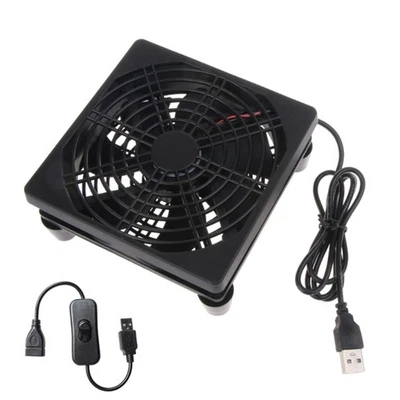 120mm Fan with 1 Speed 5V USB Powered 120mm Case Fan 1400PRM Gaming PC Fan - Image 1 of 4