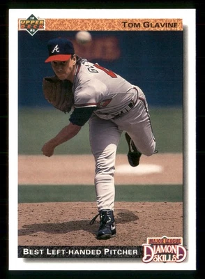 Tom Glavine - 1992 Upper Deck #713 - Atlanta Braves - Image 1 of 2