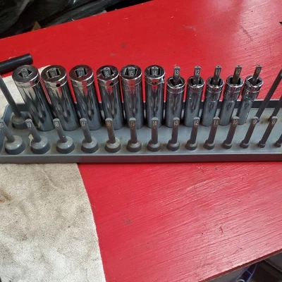 Cornwell 11pc 3/8 Deep  Chrome metric socket 9mm to 19mm - Image 1 of 4