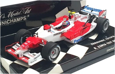 Minichamps 1/43 Scale 400 050038 - F1 Panasonic Toyota TF105 Zonta Test 2005 - Image 1 of 4