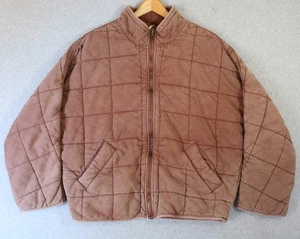 Chaqueta Top Free People Rosa Dolman Acolchada Tejida Gran Tamaño Cremallera Talla Med - Imagen 1 de 6