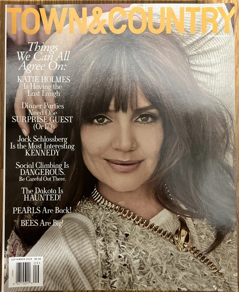 Town & Country Magazine September 2024 Katie Holmes Interview  - Image 1 of 1