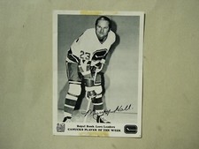 1971/72 ROYAL BANK LEADERS VANCOUVER CANUCKS PHOTO #3 MURRAY HALL MK SHARP!!