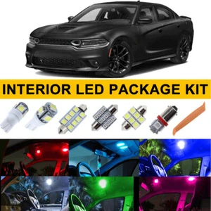 17Pcs Interior LED License Lights Package Bulbs Kit For Dodge Charger 2011-2022 - Picture 1 of 21