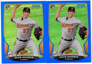 2013 Bowman Chrome KEVIN GAUSMAN ROOKIE RIFRATTORE BLU #181! #/250! - Foto 1 di 1