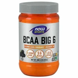 BCAA Big 6  Grape Flavor 600 Grams By Now Foods - Picture 1 of 1