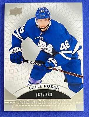Calle Rosen 2017-18 Upper Deck Premier Rookie Card #53 LEAFS - Image 1 of 2