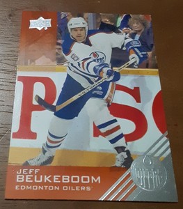 2013-14 Upper Deck Edmonton Oilers Jeff Beukeboom #22 NHL Hockey Card