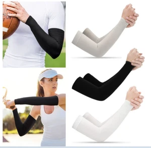 3Pairs Cooling Arm Sleeves Cover UV Sun Protection Sports Outdoor For Men Women - Picture 1 of 12