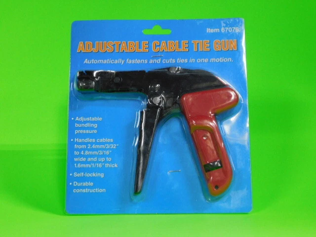 HFT Adjustable Metal Zip tie Gun Tension & Cut-Off Tool NEW!!! 📦 PERFECT!!!