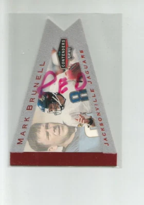1998 PLAYOFF CONTENDERS PENNANTS RED FOIL #44 MARK BRUNELL - Image 1 of 2