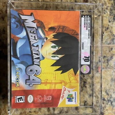 Mega Man Nintendo 64 N64 VGA Box Graded 70 EX+ Factory Sealed Retro Game - Image 1 of 4
