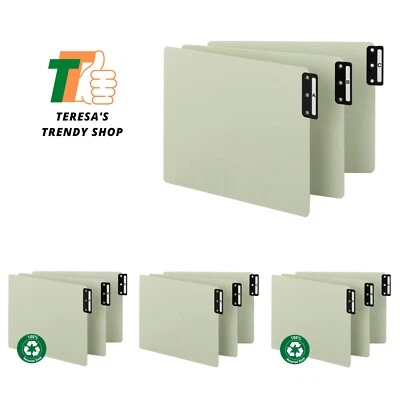 100% Recycled End Tab Pressboard File Guides, Vertical Metal Tab A-Z, Extra W... - Image 1 of 4