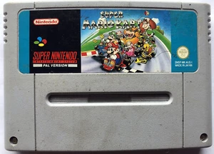 1992 Super Mario Kart SNES Super Nintendo Game Cartridge SNSP-MK-AUS-1 SNSP-006 - Picture 1 of 4