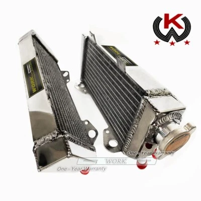 Radiador de alumínio compatível com Honda CRF450X CRF450 X 450X 2005-2016 2015 2014 2013 2012 - Imagem 1 de 4