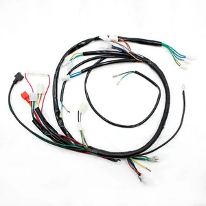 Kick+ Electric Start Engine Wire Wiring Harness Loom+ Light Wire PIT Dirt Bike - Picture 1 of 9