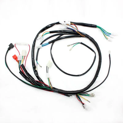 Kick+ Electric Start Engine Wire Wiring Harness Loom+ Light Wire PIT Dirt Bike - Image 1 of 4