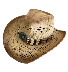 Sombrero de vaquero Milani 100 % paja (#ST-062) - Imagen 1 de 5