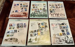 32 & 33Cent US Stamps First Day Of Issue 6 Sheets In Mint Celebrate The Century - Picture 1 of 8