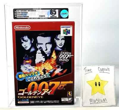 GoldenEye 007 Japanese Nintendo 64 N64 Famicom New 1997 Qualified VGA 85 TOP POP - Image 1 of 4