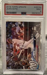 2018 Juan Soto Topps Chrome Update Debut Rookie Rookie Card PSA 9! - Picture 1 of 3