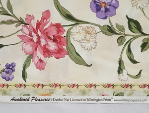 Wilmington "Awakened Pleasures" by Danhui Nai Cotton Fabric 1.05 yards 44" Wide - Picture 1 of 3