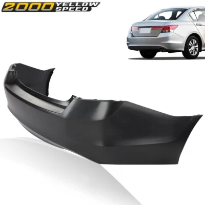  Rear Bumper Cover Fit For 2008-2012 Honda Accord V6 Sedan Dual Exhaust — 第 1/4 张图片