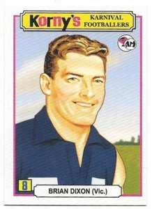 Acheron Mints Korny's Karnival Footballers (8) Brian DIXON Melbourne - Picture 1 of 1