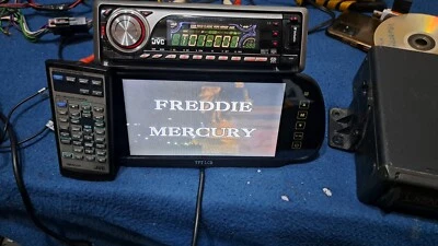 autoradio jvc kv-dv7302dvd dvx cd usb aux 3 rca usc ottica 3 rca usc sub+monitor - Immagine 1 di 4