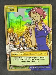 ONE PIECE TCG MEMORIE DEL CAMPO DI MANDARINI BP-W08 HOLO ITA NM - Picture 1 of 2