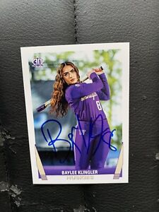 2023 Baylee Klingler Autographed Signed Card Washington Huskies UW Softball