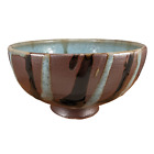 Japanese Mashiko Hamada gama Studio Pottery Bowl Glaze Drips Japan