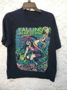 The Drug in Me Is You Falling In Reverse Band Black T-Shirt RM712 - Picture 1 of 3